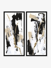Artko Set of 2 Black Composites By Chris Paschke Framed Arts - Image 2 of 3