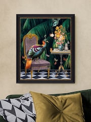 Artko Black Tea Time By Erika C Brothers Framed Art - Image 1 of 3