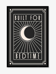 Artko Black Built For Bedtime Framed Art - Image 2 of 4
