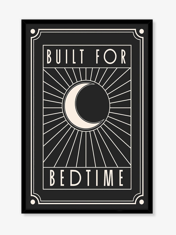 Artko Black Built For Bedtime Framed Art - Image 2 of 4 Artko Black Built For Bedtime Framed Art - Image 2 of 4