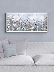 Artko Grey Lavender Breeze By Jane Morgan Framed Art - Image 1 of 3