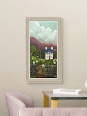 Artko Taupe Up The Path By Geoff Beckett Framed Art - Image 1 of 3
