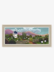 Artko Taupe Across The Hills By Geoff Beckett Framed Art - Image 2 of 3