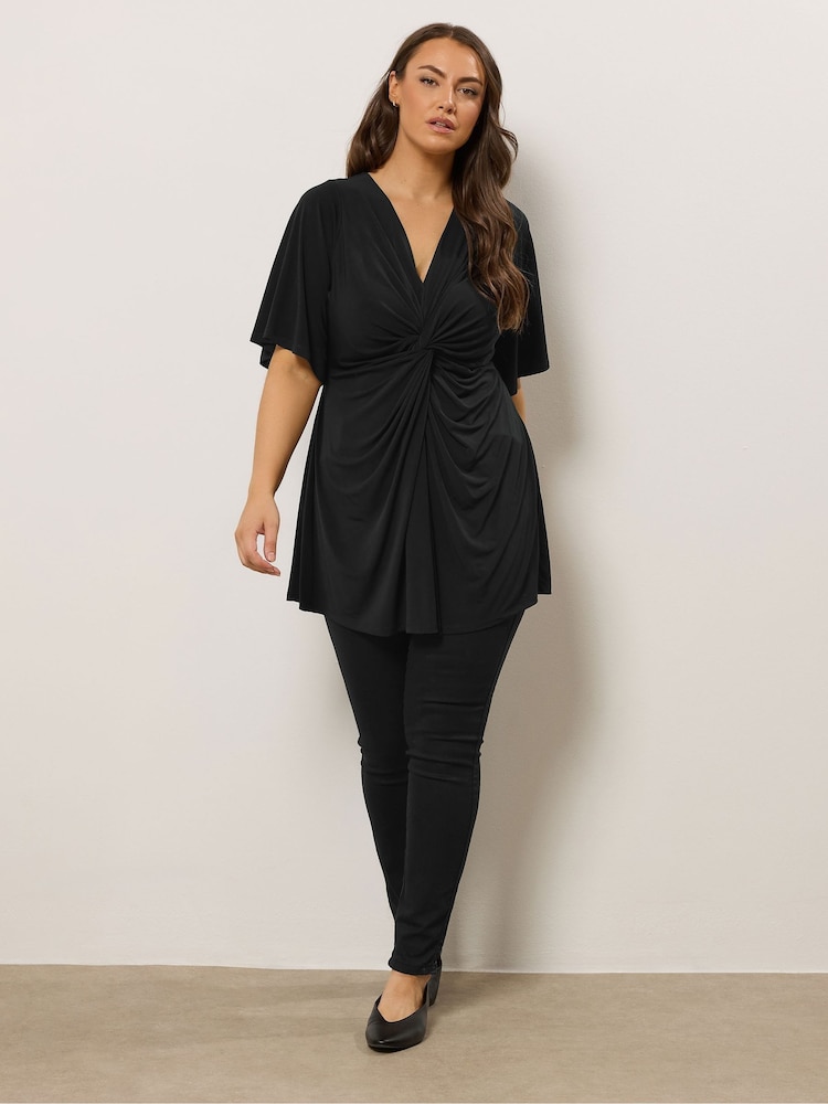 Evans Twist Front Black Top - Image 2 of 5