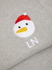 Stitch Style Personalised Womens Embroidered Snowman Pyjamas - Image 5 of 6