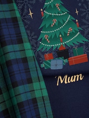Stitch Style Personalised Womens Christmas Tree Family Print Pyjamas - Image 4 of 6