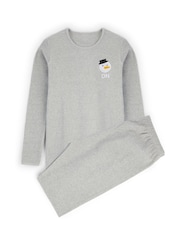 Stitch Style Personalised Mens Embroidered Snowman Pyjamas - Image 1 of 6