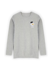 Stitch Style Personalised Mens Embroidered Snowman Pyjamas - Image 2 of 6