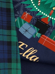 Stitch Style Personalised Toddlers Christmas Tree Print Family Pyjamas - Image 5 of 6