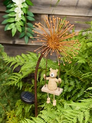 Natural Bertie Bear with Flower Solar Path Finder - Image 2 of 5
