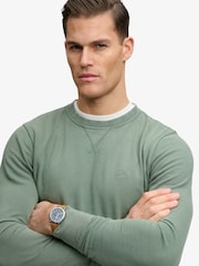 Superdry Green Essentials Sweatshirt - Image 4 of 5