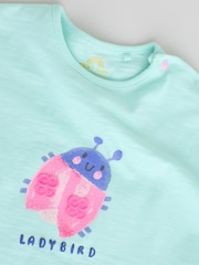 Multicolor cu personaje - Short Sleeve Top and Shorts Baby Set 6 Piece (0mths-2yrs) - Imaginea 14 din 18