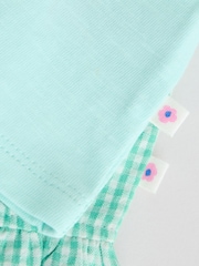 Multicolor cu personaje - Short Sleeve Top and Shorts Baby Set 6 Piece (0mths-2yrs) - Imaginea 18 din 18