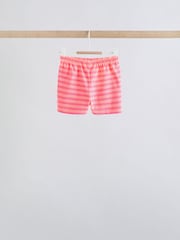 Pink Slogan Short Sleeve Top and Shorts Baby Set 6 Piece (0mths-2yrs) - Image 5 of 15