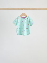 Purple Character Short Sleeve Top and Leggings Baby 6 Piece Set (0mths-3yrs) - Image 10 of 16