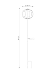 Set of 2 Black Sparkle Ball Solar Path Finders - Image 3 of 5