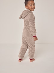 The White Company Natural Jingles Snuggle Relaxed Fit Onesie - Imagem 4 de 6