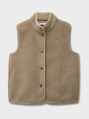 Crew Clothing Borg Vestă din blană sintetică - Imaginea 5 din 5