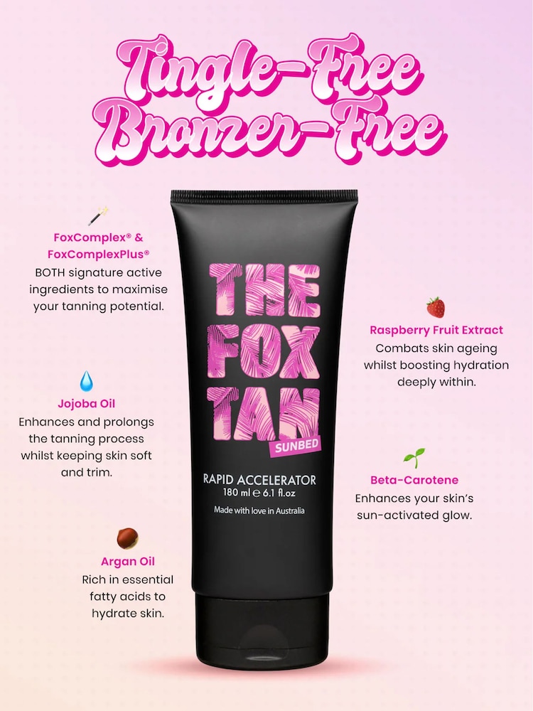 The Fox Tan Rapid Sun Bed Tan Accelerator 180ml - Image 2 of 4