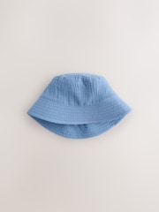 Blue Bucket Hats 2 Pack (0mths-2yrs) - Image 2 of 5