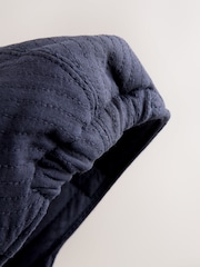 Navy Blue Woven Baby Flat Cap (0mths-2yrs) - Image 3 of 3