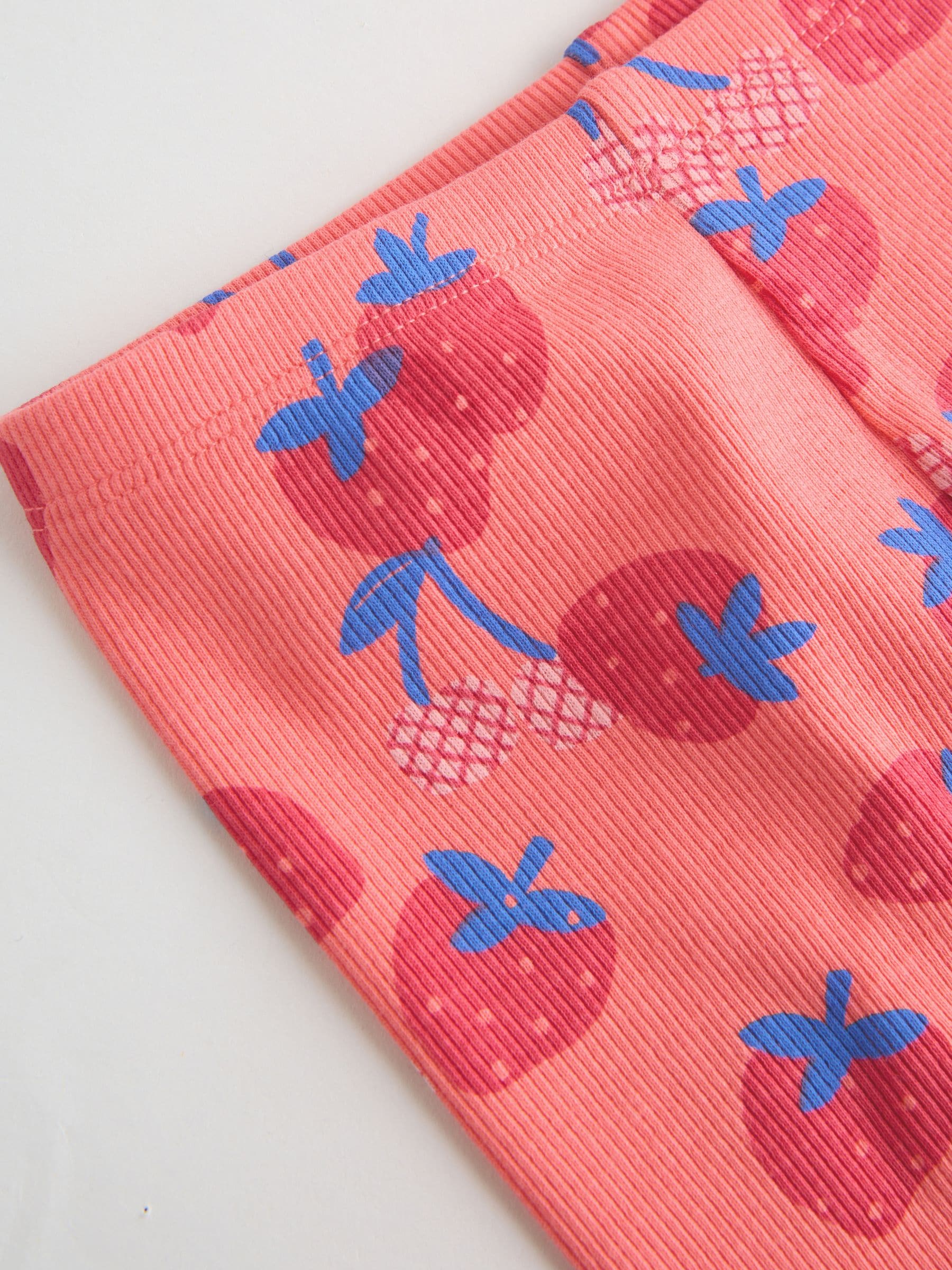 Buy Red Strawberry Rib Top and Leggings Baby Set 2 Piece (0mths