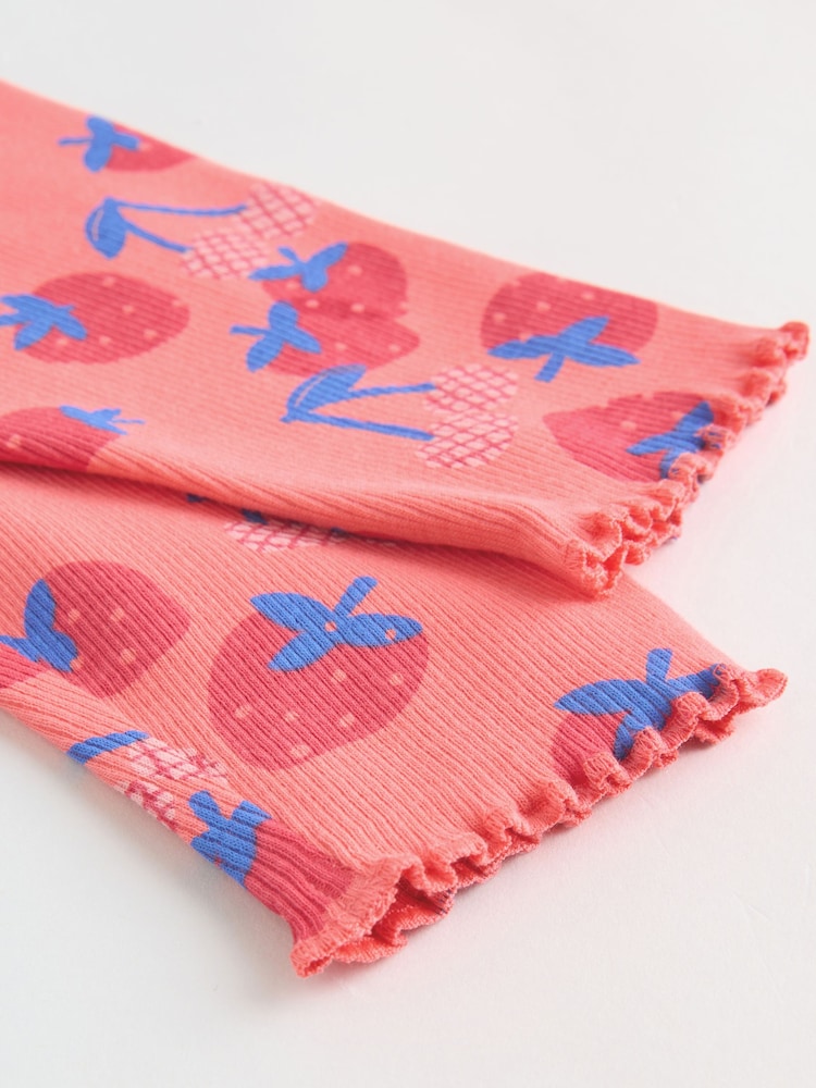 Rot/Erdbeermotiv - Rib Top und Leggings Baby-Set 2 Pieces (0Monate bis2Jahre) - Bild 15 von 15