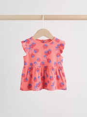 Rot/Erdbeermotiv - Rib Top und Leggings Baby-Set 2 Pieces (0Monate bis2Jahre) - Bild 2 von 15