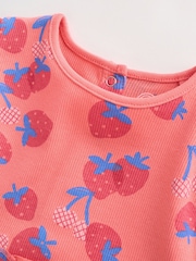 Rot/Erdbeermotiv - Rib Top und Leggings Baby-Set 2 Pieces (0Monate bis2Jahre) - Bild 9 von 15