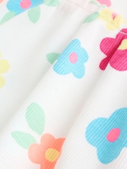 White Flower Rib Top and Leggings Baby Set 2 Piece (0mths-2yrs) - Image 14 of 14