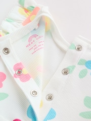 White Flower Rib Top and Leggings Baby Set 2 Piece (0mths-2yrs) - Image 7 of 14