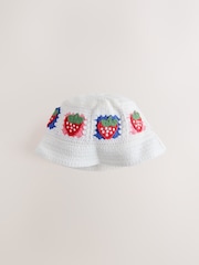 Crochet Knitted Baby Bucket Hat (0mths-2yrs) - Image 1 of 3