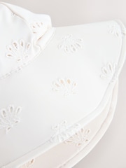 White Embriodered Swim Hat (3mths-10yrs) - Image 4 of 5
