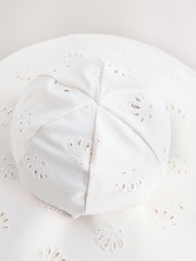 White Embriodered Swim Hat (3mths-10yrs) - Image 5 of 5