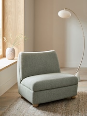 Smart Weave Sage Green Clemmie Storage Accent Chair - Image 1 of 11