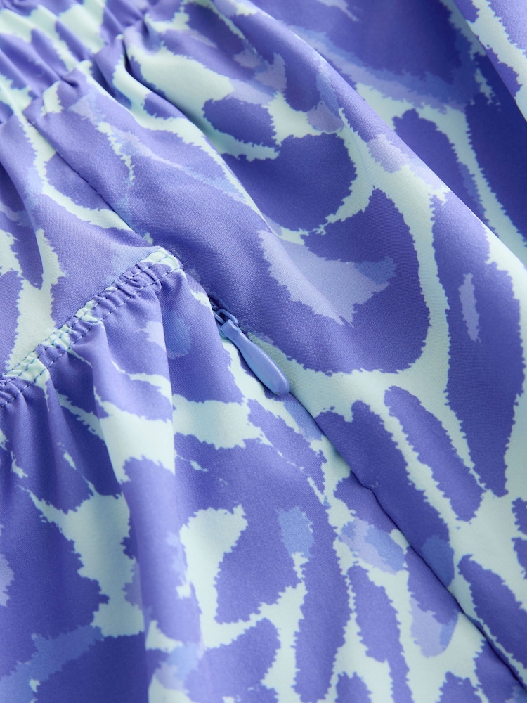 Animal Print Active Woven Running Shorts - Image 2 of 3 Animal Print Active Woven Running Shorts - Image 2 of 3