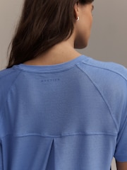 藍色 - 運動圓領短袖T 恤 - 圖片 4，共 8