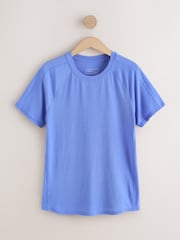 藍色 - 運動圓領短袖T 恤 - 圖片 6，共 8