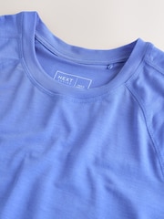 藍色 - 運動圓領短袖T 恤 - 圖片 7，共 8