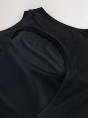 Black Active Cross Back Tank Vest - Image 4 of 5