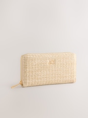 Naturlig - Raffia Effect Purse - Bild 1 av 5