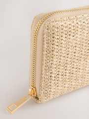 Naturlig - Raffia Effect Purse - Bild 3 av 5