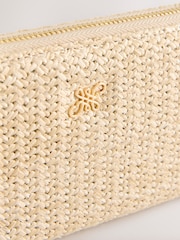 Naturlig - Raffia Effect Purse - Bild 4 av 5