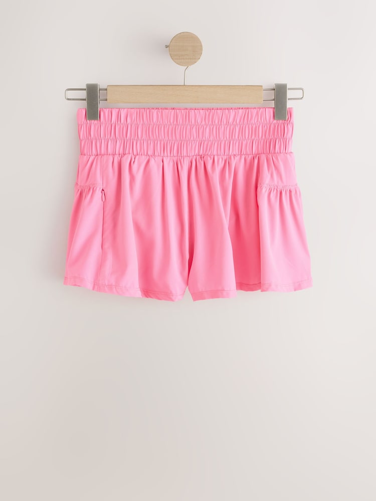 Pink Active Woven Running Shorts - Image 1 of 3