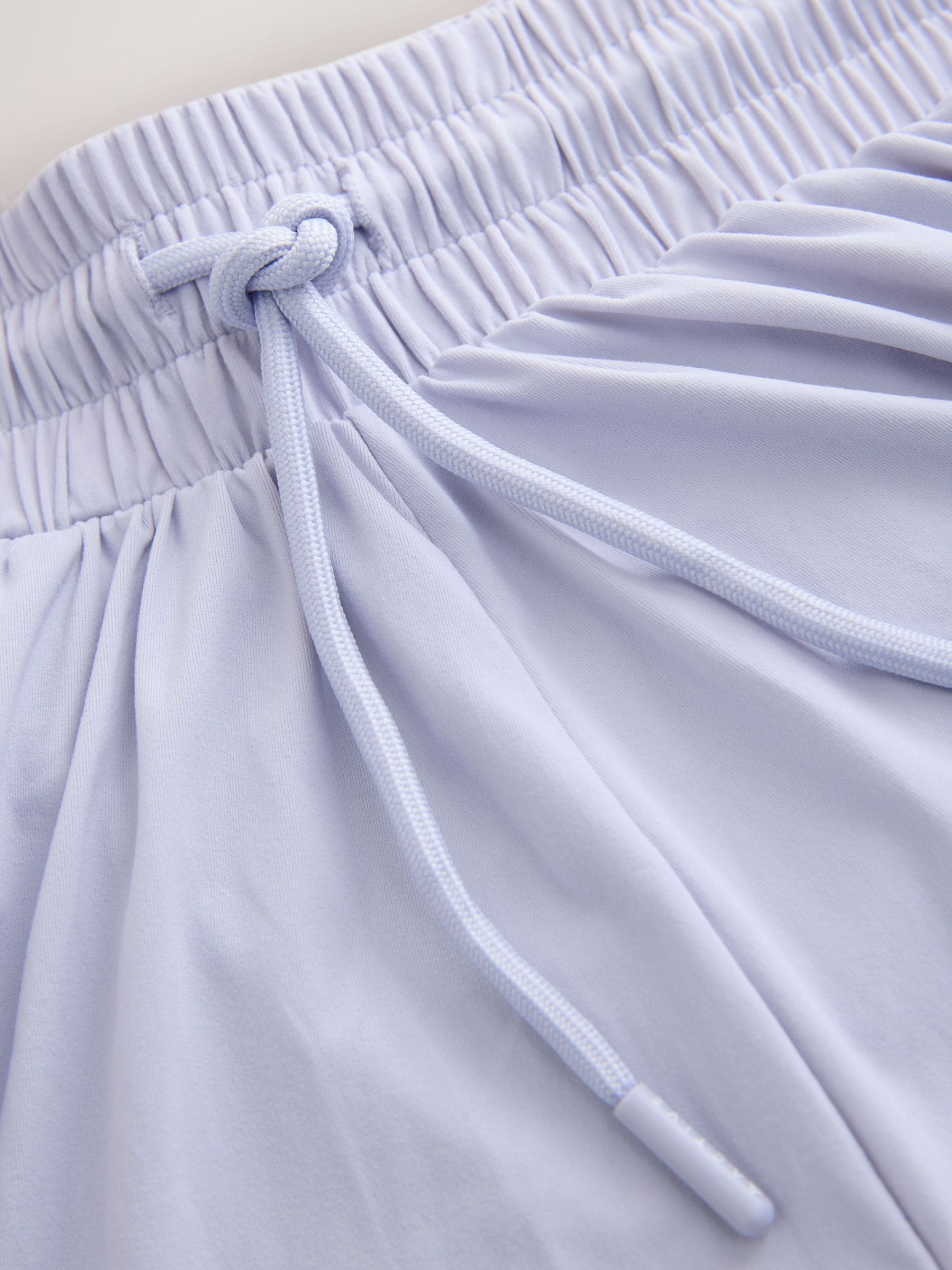 Buy Lilac Purple Active Sports Jersey Layer Running Shorts with