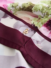 B by Ted Baker Sateng Med knapper Ecru Blomstrete Kort Pyjamas-sett - Bilde 5 av 6