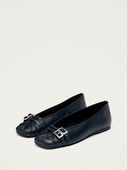 Alohas Black Cendana Leather Ballet Flats - Image 2 of 6
