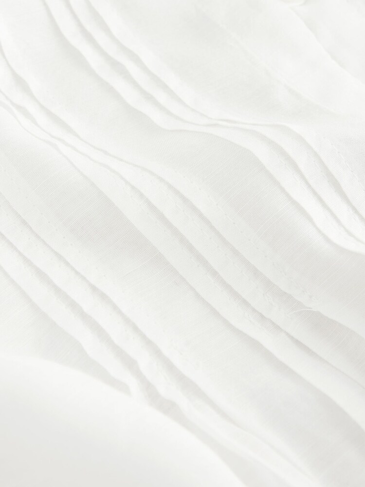 Laura Ashley Cream Ruffle Sleeve Long Sleeve Blouse - Image 11 of 11