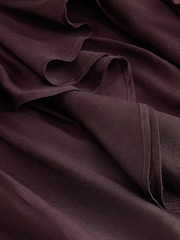 Schokoladenbraun - Laura Ashley Boho-Minikleid mit Rüschen - Bild 7 von 8