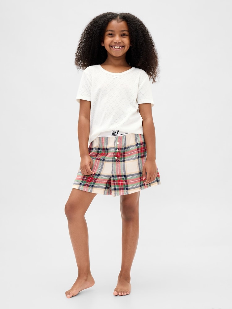 Gap Matching Family Christmas Pyjama Shorts (5-13yrs) - Imagen 1 de 4